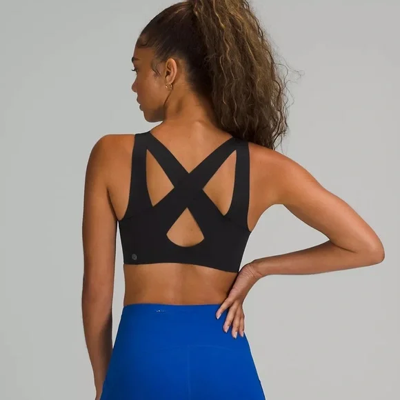 Enlite Front-Zip Sports Bra 38DD Black LULULEMON - Picture 7 of 9